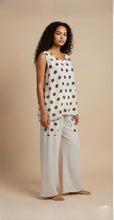 Load image into Gallery viewer, 1.     Spotted Button Side Top &amp; Trouser Co-Ord-Beige
