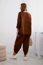 Load image into Gallery viewer, 1.  Casual 2 Piece Co-Ord-Chocolate
