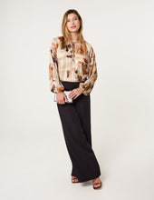 Load image into Gallery viewer, 1.              Printed Tie Neck Blouse
