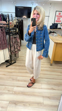 Load image into Gallery viewer, 1.   Military Style Denim Jacket
