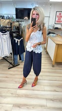 Load image into Gallery viewer, 1.                    Tulip Hem Pocket Trousers-Navy
