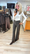 Load image into Gallery viewer, 1.           Check Soft Touch Pull On Trousers
