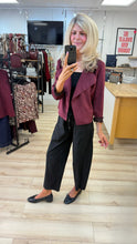 Load image into Gallery viewer, 1.               Faux Suede Jacket-Wine
