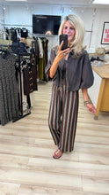 Load image into Gallery viewer, 1.     Bubble Hem Cotton Bomber Jacket-Chocolate
