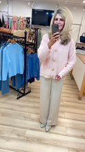 Load image into Gallery viewer, 1.             Soft Boucle Knit Cardigan-Pink
