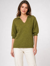 Load image into Gallery viewer, 1.          Collar Soft Knit Jumper-Olive
