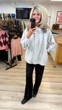 Load image into Gallery viewer, 1.                 Brushed Swing Jacket-Ecru
