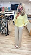 Load image into Gallery viewer, 1. Batwing Soft Knit-Lemon
