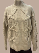 Load image into Gallery viewer, 1.   Cable Soft Knit Jumper-Beige

