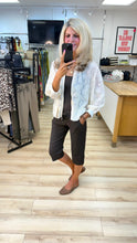 Load image into Gallery viewer, 1.                  Sequin Semi Sheer Bomber Jacket-Ecru
