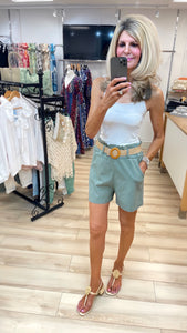1.  Paper Bag Magic Shorts-Khaki