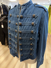 Load image into Gallery viewer, 1.   Military Style Denim Jacket
