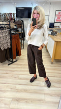 Load image into Gallery viewer, 1.      Soft Knit Exposed Seam Jumper-Beige
