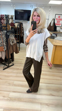Load image into Gallery viewer, 1.                  Side Button Soft Knit Tabard-Beige
