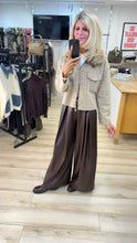 Load image into Gallery viewer, 1.  Wool Blend Zip Up Jacket-Latte
