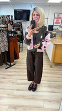 Load image into Gallery viewer, 1.                           Barrel Leg Magic Pants-Chocolate

