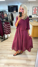 Load image into Gallery viewer, 1.Cami Dress &amp; Top Co-ord-Berry
