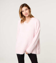 Load image into Gallery viewer, 1.               Lace Trim Jumper-Soft Pink/White
