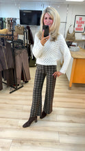 Load image into Gallery viewer, 1.           Check Soft Touch Pull On Trousers
