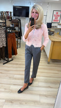 Load image into Gallery viewer, 1.                       Super Soft Eyelash Embellished Knit Cardigan-Pink
