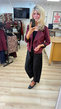 Load image into Gallery viewer, 1.                          Barrel Leg Magic Pants-Black
