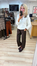 Load image into Gallery viewer, 1.                 Super Soft Eyelash Knit Cardigan-Ivory
