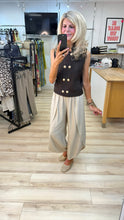 Load image into Gallery viewer, 1.          Military Style Premium Ribbed Knit-Chocolate
