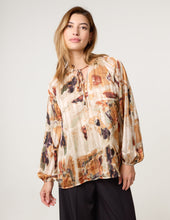 Load image into Gallery viewer, 1.              Printed Tie Neck Blouse
