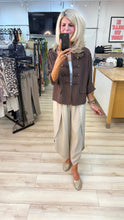 Load image into Gallery viewer, 1.    Military Style Jacket-Chocolate
