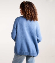 Load image into Gallery viewer, 1.  Daisy Knit Cardigan-Blue
