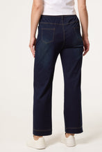 Load image into Gallery viewer, 1.                Tie Front Pull On Stretch Jeans
