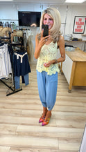 Load image into Gallery viewer, 1.                    Tulip Hem Pocket Trousers-Light Blue
