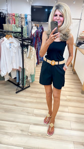 1.  Paper Bag Magic Shorts-Black