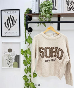 1.              Soho New York Designer Inspired Soft Knit-Ecru