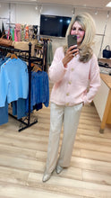 Load image into Gallery viewer, 1.             Soft Boucle Knit Cardigan-Pink
