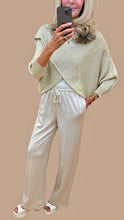 Load image into Gallery viewer, 1. Gold Lurex Cross Over Jumper
