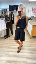 Load image into Gallery viewer, 1. Top &amp; Shorts 2 Piece Co-ord-Black
