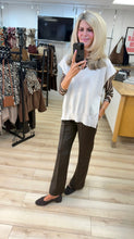 Load image into Gallery viewer, 1.                  Side Button Soft Knit Tabard-Beige

