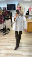 Load image into Gallery viewer, 1.                   Button Front Coat-Oatmeal
