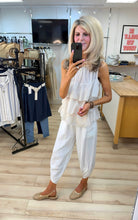 Load image into Gallery viewer, 1.                    Tulip Hem Pocket Trousers-White
