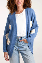 Load image into Gallery viewer, 1.  Daisy Knit Cardigan-Blue
