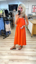 Load image into Gallery viewer, 1.                     Overlay Camisole Dress-Orange
