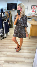 Load image into Gallery viewer, 1.       Bandana Print Cheesecloth Playsuit-Chocolate
