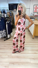 Load image into Gallery viewer, 1.             Satin Cowl Neck Camisole-Pink/Brown/White
