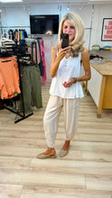 Load image into Gallery viewer, 1.               Button Sleeveless Top-White
