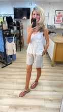 Load image into Gallery viewer, 1.         Crochet Vest Top-Beige
