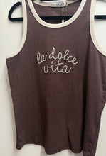 Load image into Gallery viewer, 1.            La Dolce Vita Beaded Vest Top-Chocolate/Cream
