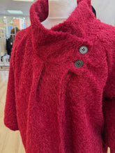 Load image into Gallery viewer, 1.                 Brushed Swing Jacket-Cherry
