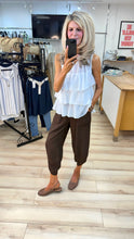 Load image into Gallery viewer, 1.                        Tiered Ruffle Top-White
