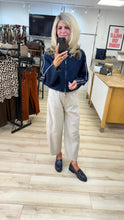 Load image into Gallery viewer, 1.                Denim Bomber Jacket
